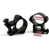 Forestia 22MM Ray Uyumlu Metal Dürbün Ayağı ve Fener Tutucu Kelepçe - 30MM Dürbün Montaj Aparatı