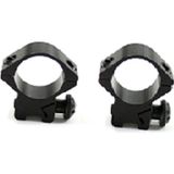 Forestia 25MM Tüfek Dürbün Bağlama Aparat 22MM Standart Ray Uyumlu - Dürbün Ayaklığı - Ikili Dürbün Ayağı