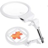 Forestia 2x-6x 130MM Hd LED Işıklı Katlanabilir Masaüstü Büyüteç