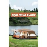 Forestia 8-10 Kişilik 2 Odalı Geniş Kamp Çadırı - 330X210X185 cm Çift Katmanlı - Gökyüzü Seyir Çadır