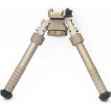 Forestia Çelik Metal Tüfek Ayağı Tripod Çatal Ayaklık Bipod - 22 mm Standart Ray Uyumlu Harika Çatalayak - Bej