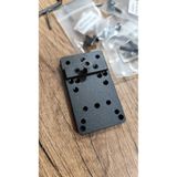 Forestia Universal Optics Mount Red Dot Scope Reflex Mount Plate Base - Glok 17 19 22 23 Reddot Ayağı