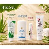 Forever 4’lü Kişisel Bakım Seti Bright Toothgel Diş Macunu + Aloe Ever-Shield Deodorant + Aloe Lips Dudak Koruyucu + Aloe Heat Lotion 28672264