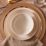 Forever Bone Gold Line 24 Parça 6 Kişilik Yemek Takımı - 1 Adet