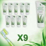 Forever Brıght Toothgel Aloe Veralı Diş Macunu 9'lu Takım