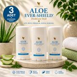 Forever Living Aloe Ever-Shield Stick Deodorant (Alüminyum Tuzu İçermez) 3 X 92,1 G