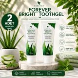 Forever Living Products Bright Toothgel Aloe Vera ve Propolis İçeren Diş Macunu (Florür İçermez) 2 x 130 g