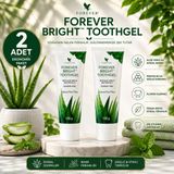Forever Living Products Forever Bright Toothgel Aloe Vera ve Propolis İçeren Ferahlatıcı Diş Macunu (Florür İçermez)2 x 130 g
