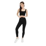 FOREVER MORE Toparlayıcı Etkili Yüksek Bel Seamless Fitilli Tayt SİYAH-S/M