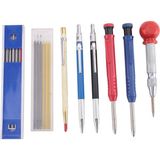 Forge Jungle 8 Parça Marangoz Çizici Işaretleme Seti 4 Mekanik Marangoz Kalemi, Cam ve Seramik Için Metal Karbür Çizici Içerir (Yurt Dışından) - market aksesuar