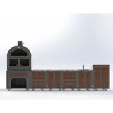 Forge Long Plus Barbekü 418*70 - Siyah