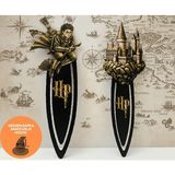 Forge Triverse Harry Potter Hogwarts Castle Kabartmalı Kitap Ayracı 2li Set ( Hp Seçmen Şapka Anahtarlık Hediyeli ) - 2 Adet - Çok Renkli