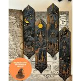Forge Triverse Harry Potter Hogwarts Seri 1 Kabartmalı Kitap Ayracı 4lü Set ( Hp Seçmen Şapka Anahtarlık ) - Çok Renkli - 1 Adet