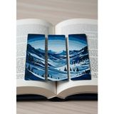 Forge Triverse Snowy Hill Kabartmalı Kitap Ayracı 3 Lü
