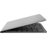 Forio Serisi Katlanabilir Kablosuz Bluetooth Klavye Ergonomik Ingilizce Q Type-C Şarjlı