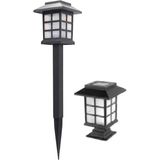 Forlife 15 Watt Solar Kazıklı/set Üstü Rumeli Feneri Çim Armatürü - Beyaz