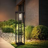 Forlife 60 Watt Rustik Tasarımlı Solar Alüminyum Bollard Aydınlatma Armatürü
