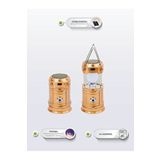 Forlife FL-3226 20W Solar İki Fonksiyonlu Gold Kamp Feneri
