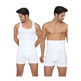 Form Angel Beyaz Erkek Toparlayıcı Dikişsiz Yüksek Bel Boxer Korse, S/M, B6013FA-19804IGP264466