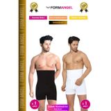 Form Angel #BoxerKorse Göbek Düzleştirici Bel Basen Toparlayıcı Sıkılaştırıcı Duble Erkek Boxer Korse 2'li Set
