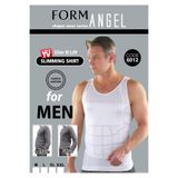 Form Angel Erkek Korse Atlet, Siyah, L Beden