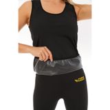 Form Angel Kadın Termal Sauna Tayt Atlet Takımı, Terleten Eşofman Seti, Siyah, 5XL
