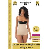 Form Angel #Korse İz Göstermeyen Toparlayıcı Vücut Şekillendiren Lazer Kesim Gögüs Altı Bady Korse - 4 Adet