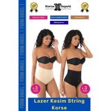 Form Angel #Korse İz Yapmaz Göstermeyen Kaymaz Doku Toparlayıcı Sıkılaştıran Lazer Kesim String Korse 6'lı Set