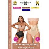Form Angel #Korse Vücut Şekillendirici Karın Bel Toparlayıcı Lazer Kesim Yüksek Bel Slip Korse 6'lı Set