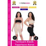 Form Angel #Korse Yüksek Bel Karın Mide Toparlayıcı Popo Sıkılaştırıcı Paçalı Kadın Agraflı Korse 6'lı Set