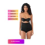 Form Angel Lazer Kesim Dikişsiz İz Yapmayan Yüksek Bel Göbek Bel Çevresi Toparlayıcı Sıkılaştırıcı Korse (3003) Siyah S/M