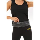Form Angel Unisex Battal Boy Orijinal Kadın Sauna Terleten Termal Sauna Atlet - 2XL - Siyah - Sarı