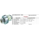 Form Metal Marş Dişlisi 9 Diş 6 Kanal Mako Tipi Tofas Dogan Kartal Slx Fıat Tempra Uno Tıpo Panda Freze İçte Ds=9 Dkç=25,5 Boy=64 Ks=6 Bdç=11,6 Gç=44,5 (1 Ad )