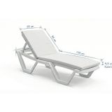 Form Outdoor İmperteks Şezlong Minderi Krem