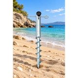 Form Outdoor Mega Plaj Şemsiyesi Kazığı - Rüzgarlı Havalarda Güçlü Sabitleme ve Kolay Kullanım