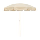 Form Outdoor Mega Şemsiye 240/10 Krem - 240cm Çapında Yuvarlak 10 Telli Krem