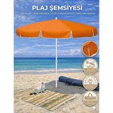 Form Outdoor Plaj Şemsiyesi 20LT. Bidonlu + Taşıma Çantası Hediyeli - Turuncu