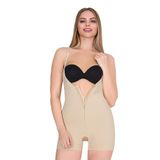 Form Time-Kadın Ten Fermuarlı İnce Askılı Göğüs Altı Boy Korse 9033 (Ten/L/XL)