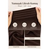 Formactive Kadın Likralı Straplez Body Acı Kahve - Uzun ve Esnek Iç Giyim & Dikişsiz Atlet 2025 - Kahverengi - M - L