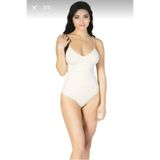 FORMANGELL Çıtçıtlı Slip Body Korse, Push Up, Yüksek Bel, Ten Rengi, 2XL/3XL Beden Çıtçıtlı Slip Body Korse 5004