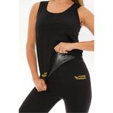 FORMANGELL Kadın Termal Atlet Tayt Sauna 2'li Takımı, Siyah, 2XL Beden, Isıyı Hapseden Kumaş Atlet Tayt Sauna 2'li Takımı