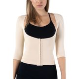 FORMeasy Formeasy 2700 Kadın Kol, Omuz ve Bel Şekillendirici Korse Nefes Alma Özelliği ile - 2XL - Ten