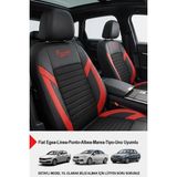 Formentor Tay Tüyü Oto Koltuk Kılıfı (Fiat Egea-Linea-Punto-Albea-Marea-Tipo-Uno Uyumlu) - Kırmızı