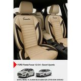 Formentor Tay Tüyü Oto Koltuk Kılıfı (Ford Focus-Fiesta-Escort Uyumlu) - Bej