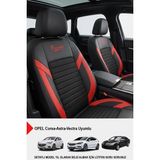 Formentor Tay Tüyü Oto Koltuk Kılıfı (Opel Corsa-Astra-Vectra Uyumlu) - Kırmızı