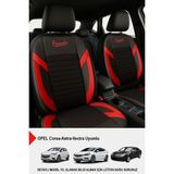 Formentor Tay Tüyü Oto Koltuk Kılıfı (Opel Corsa-Astra-Vectra Uyumlu) - Kırmızı
