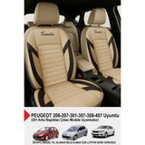 Formentor Tay Tüyü Oto Koltuk Kılıfı (Peugeot 206-207-208-306-307-407 Uyumlu) - Bej