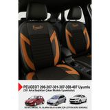 Formentor Tay Tüyü Oto Koltuk Kılıfı (Peugeot 206-207-208-306-307-407 Uyumlu) - Taba