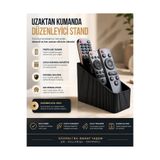 Formera 3 Bölmeli Uzaktan Kumanda Düzenleyici Stand | Masaüstü Kumanda Organizeri | TV Kumandalık | Ev ve Ofis Düzenleyici