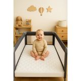 Formeya %100 Pamuk Kapitone Fitted Sıvı Geçirmez Bebek Alezi-Çocuk Alezi, Park Yatak Alezi Beşik Yatak Alezi - 70 x 110 cm - Beyaz